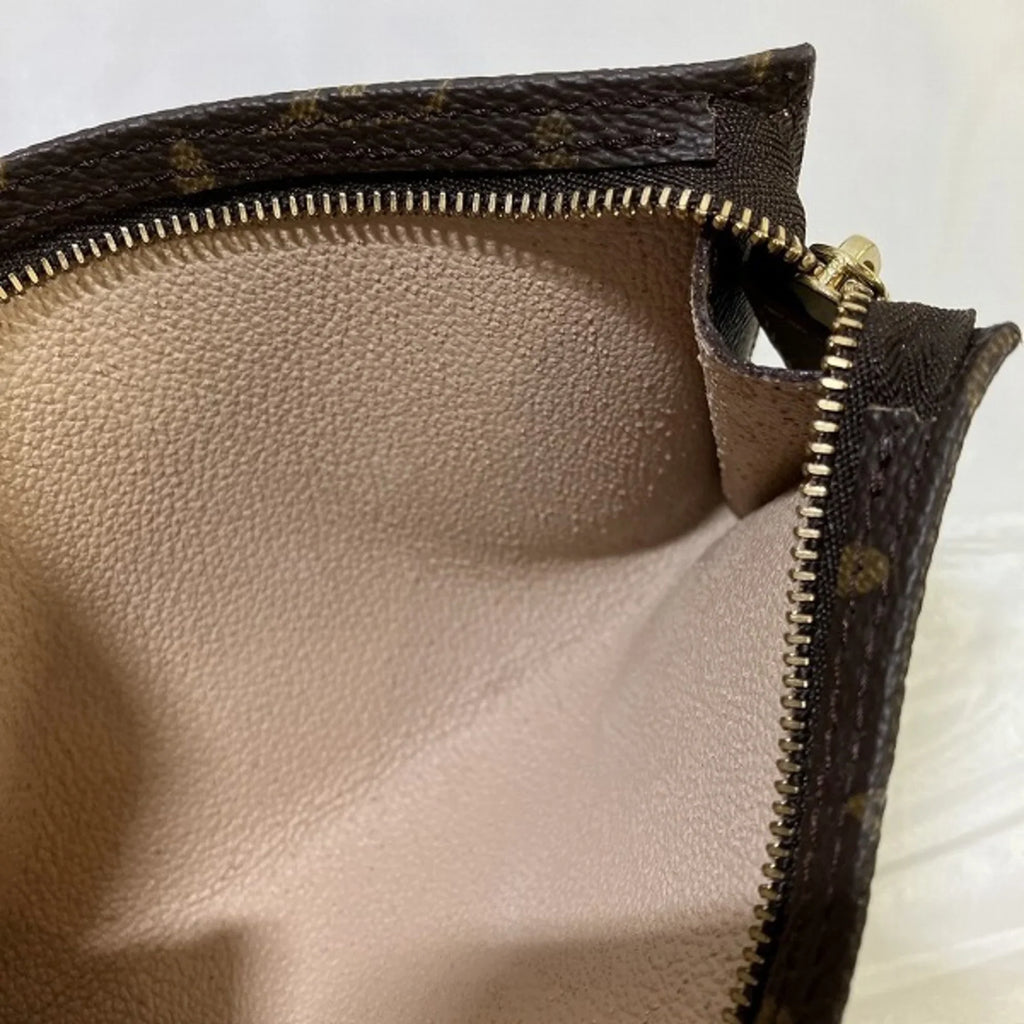 Pre-Owned Louis Vuitton Monogram Petit Baguette  M42238 with Pouch Bag Tote Shoulder Ladies (Fair)