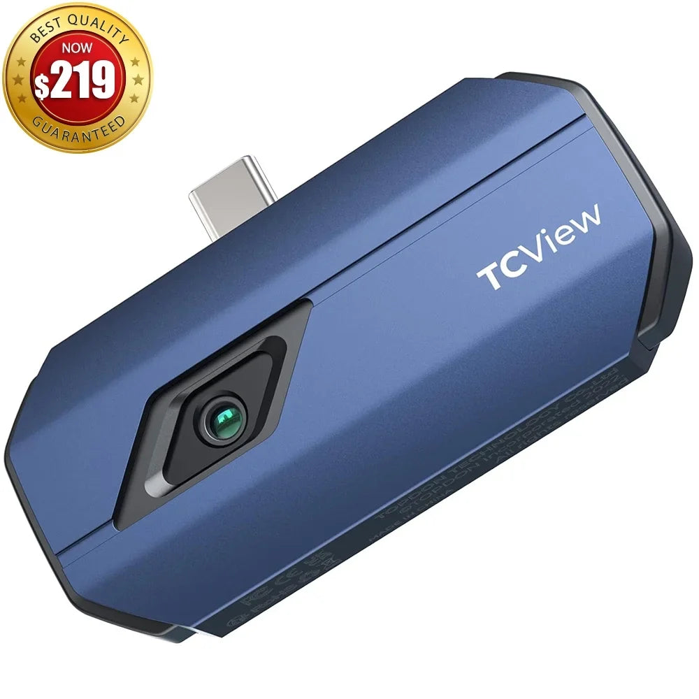 TC001 Thermal Imaging Camera, 256x192  High Resolution, Optimized Temperature Accuracy for , Smartphones & Tablets