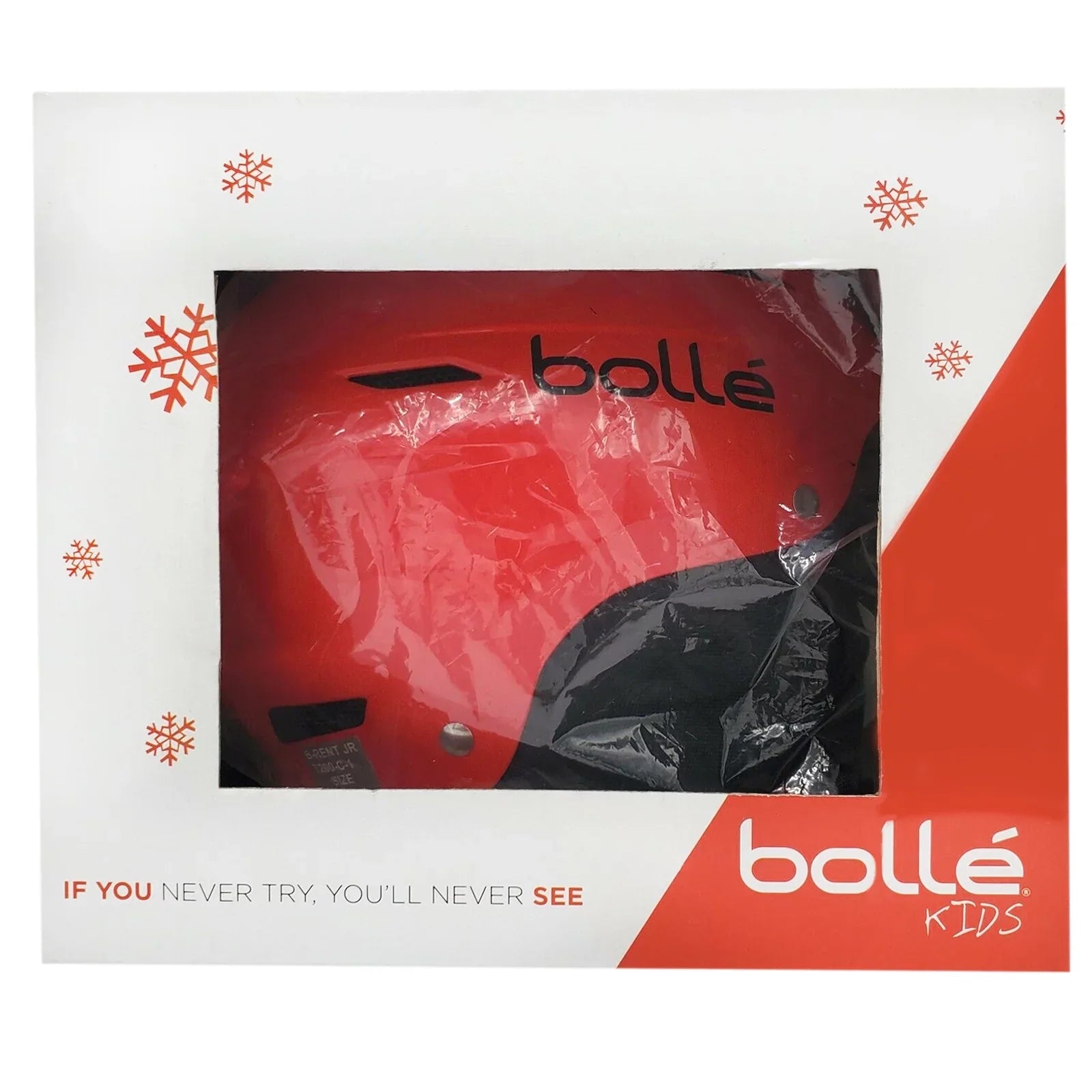 Bolle B-Rent Jr Children's Ski Sport Helmet, Shiny Red & Black