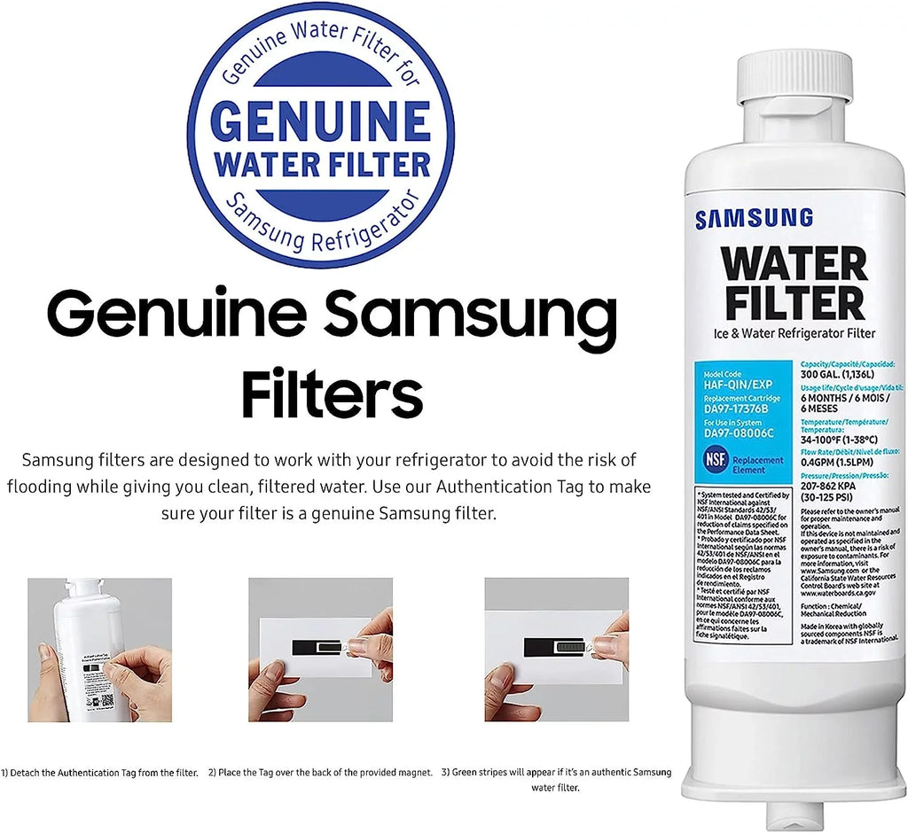 DA97-17376B -, DA9717376B -/ Refrigerator Water Filter RF23M8070SG Pack of 6