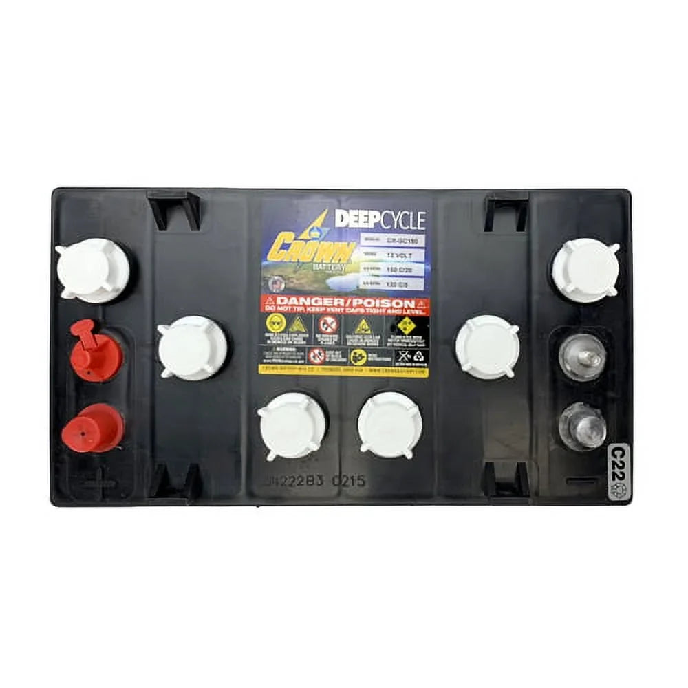 Crown Replacement Battery for Trojan T1275 150  Deep Cycle Battery X4