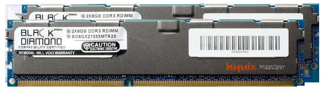 16GB 2X8GB Memory  for SuperMicro SuperServer 5000 5016I- DDR3  240pin PC3-10600 1333MHz Black Diamond Memory Module Upgrade