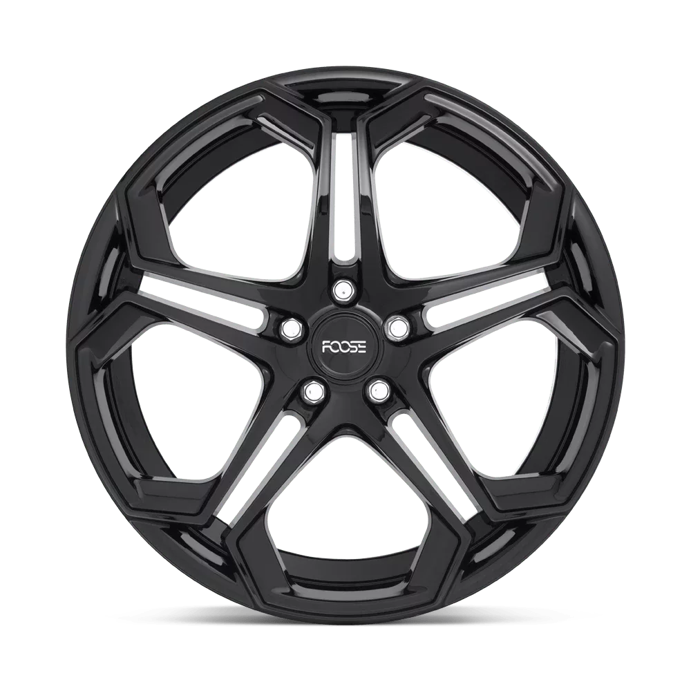 Foose 1PC Aluminum Rim F169  20X9in Gloss Black Finish, F169209031+38
