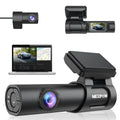 Dash Cam, 4K Dash Cam Front and Rear with Built-in , Car Camera with 1.47"  Screen, Night Vision, 170° Wide Angle, Super Capacitor, , 24H Parking Mode, Support 128GB Max
