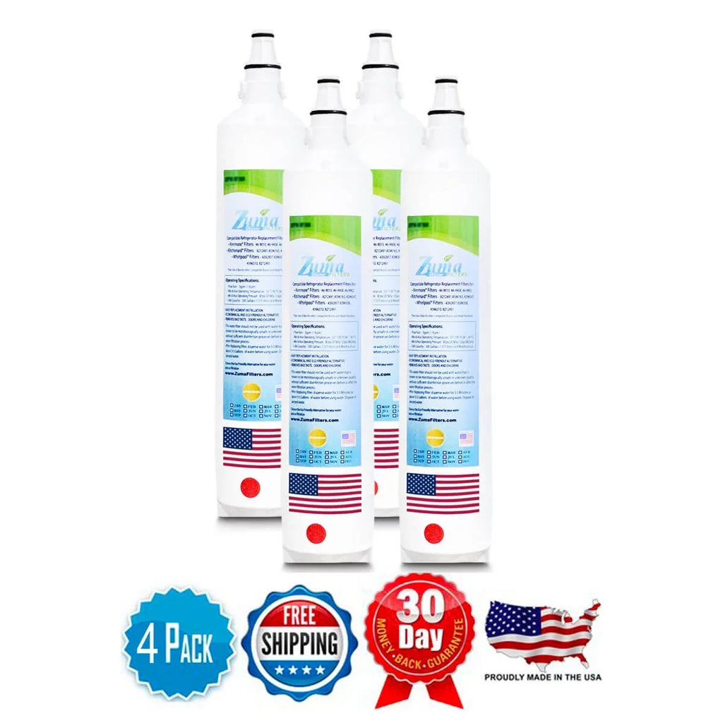 Brand , Water Filters , Model # ZWFZ1-RF750 , Compatible with Subzero® BI36RSTH - 4 Pack - Made in U.S.A.