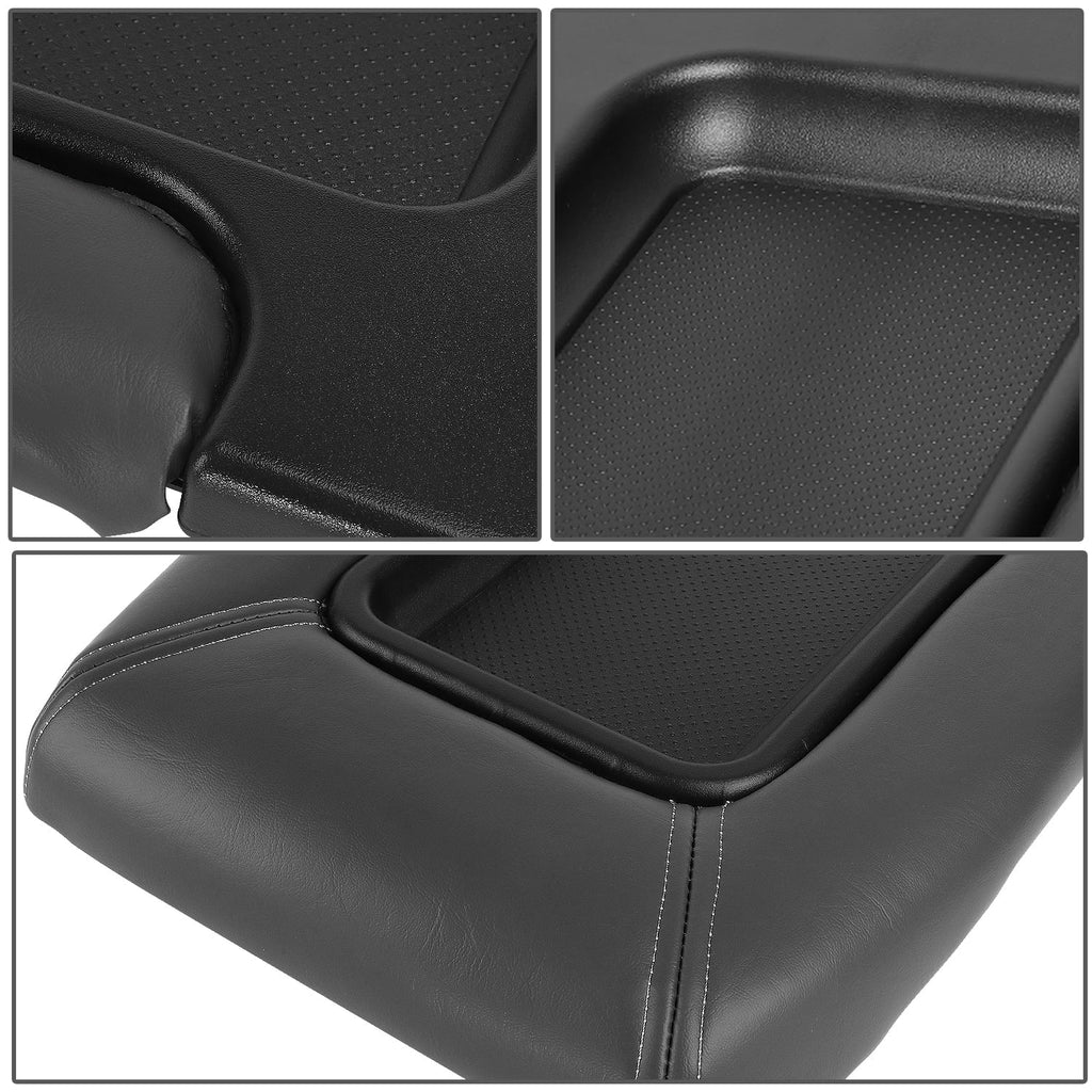 For 2001 to 2007 Silverado Sierra Escalade Pickup Truck Dark Grey Armrest Center Console Lid Repair Kit Assembly 02 03 04 05 06