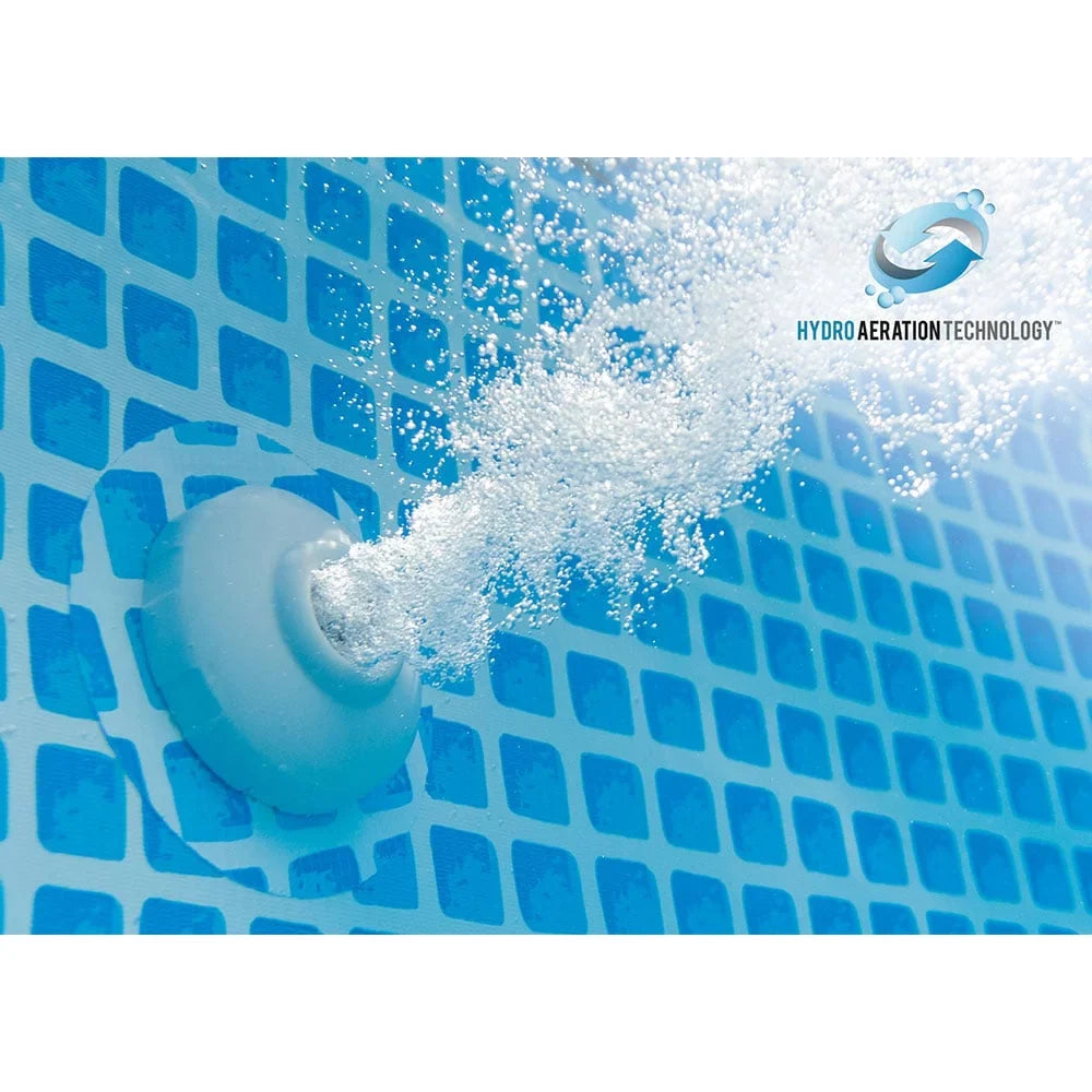 Intex 12 Foot x 30 Inches Pool with Intex 530  Pool Cartridge Filter Pump