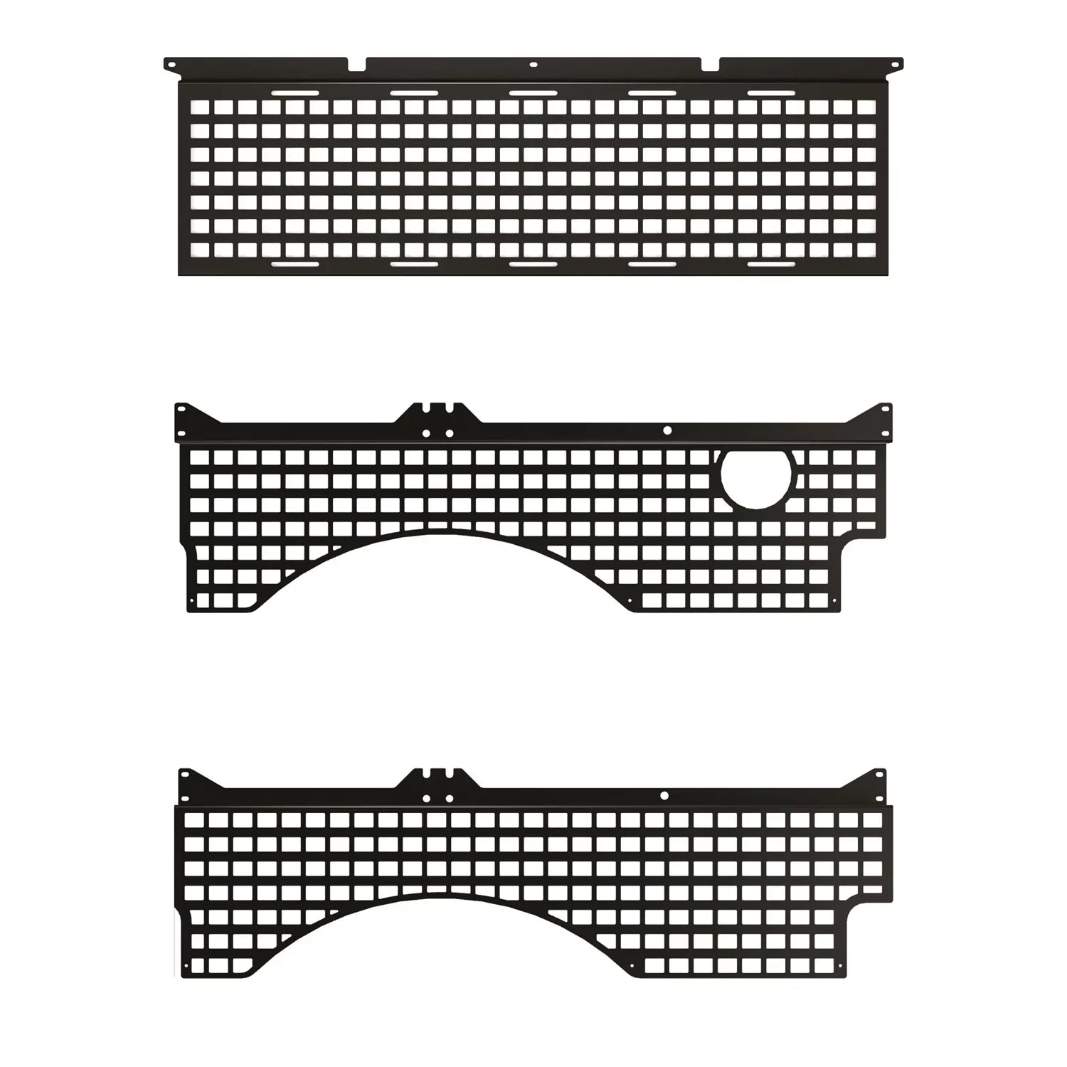 Putco 195401 Molle Panel Fits 17-21 Titan Fits select: 2017   S, 2019   //-4X/