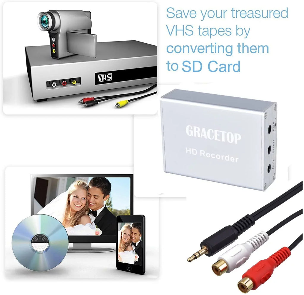 Car Camera Mini  with  Card Reader,  Card Real-time Digital Video Recorder for  Camera Hi8 Camcorder   Box -4 CH1