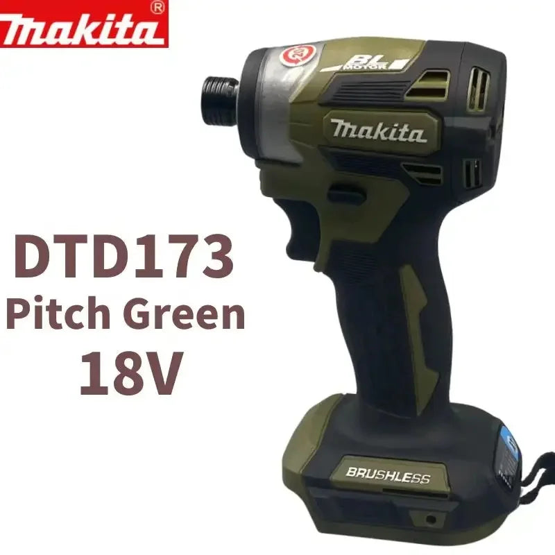 Makita DTD173 Cordless Impact Driver 18V   Brushless Motor Electric Drill (Tool Only)-Green