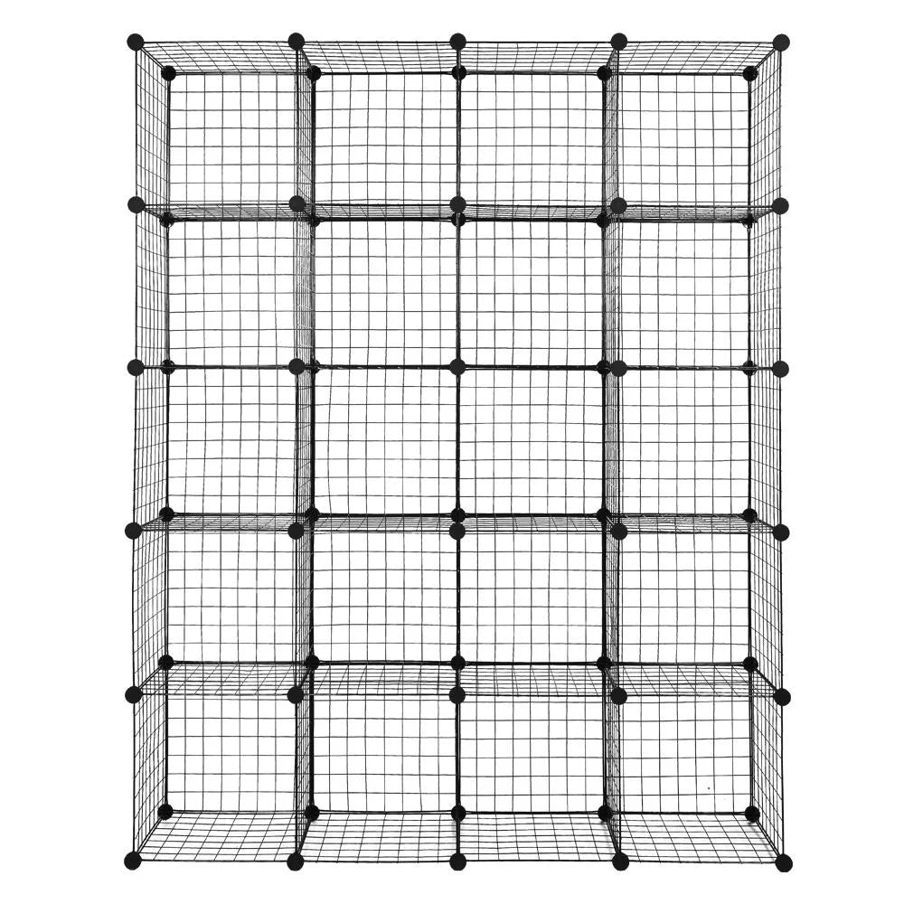 Winado 20-Cube Organizer Stackable Plastic Storage Shelves Design Multifunctional