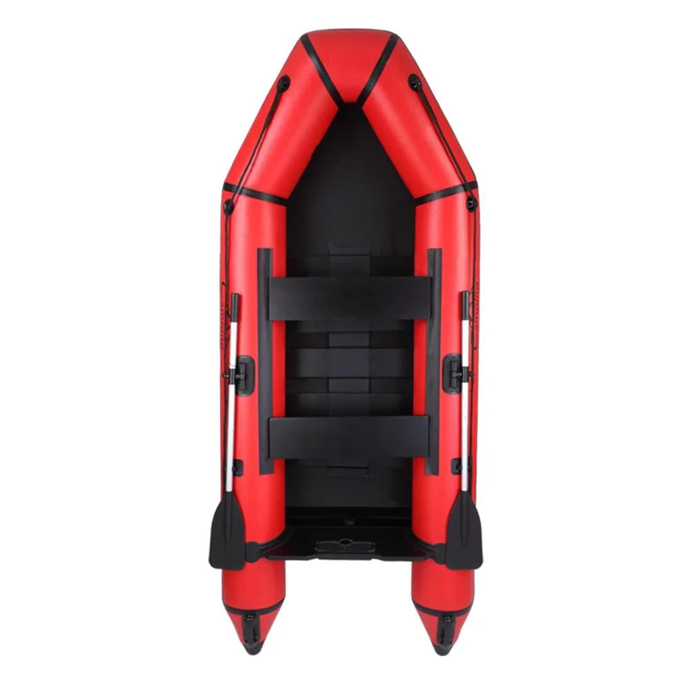 Campingsurvivals 10ft  Inflatable Fishing Assault Boat Red