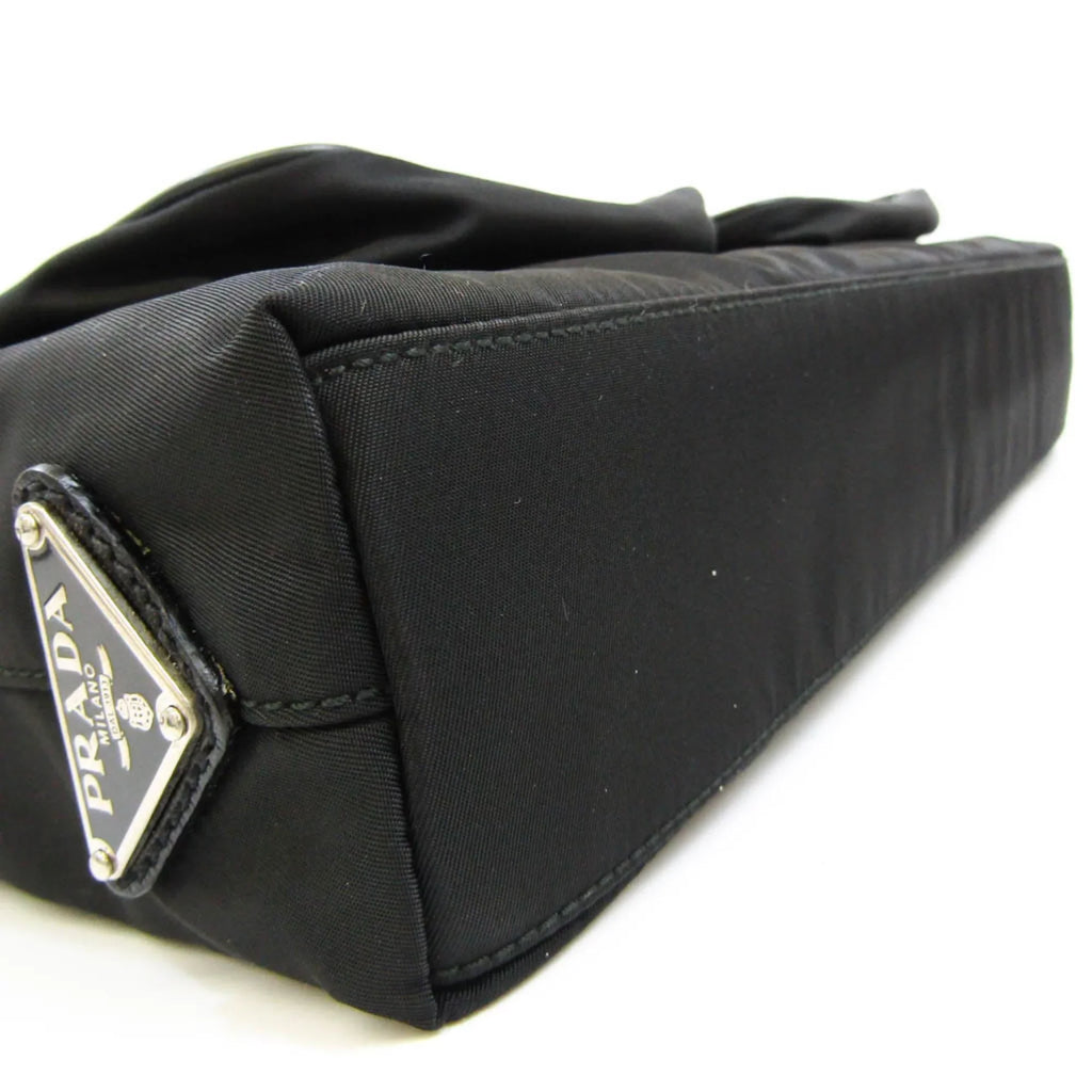 Pre-Owned Prada Women,Men Leather,Nylon Shoulder Bag Black (Good)