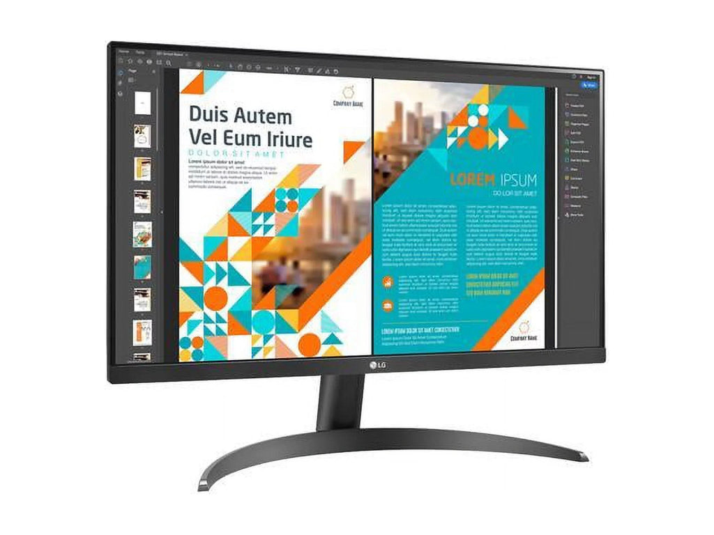 24" 24QP500-B 2560 x 1440  2K  75Hz HDR10  FreeSync  DisplayPort  Tilt Monitor