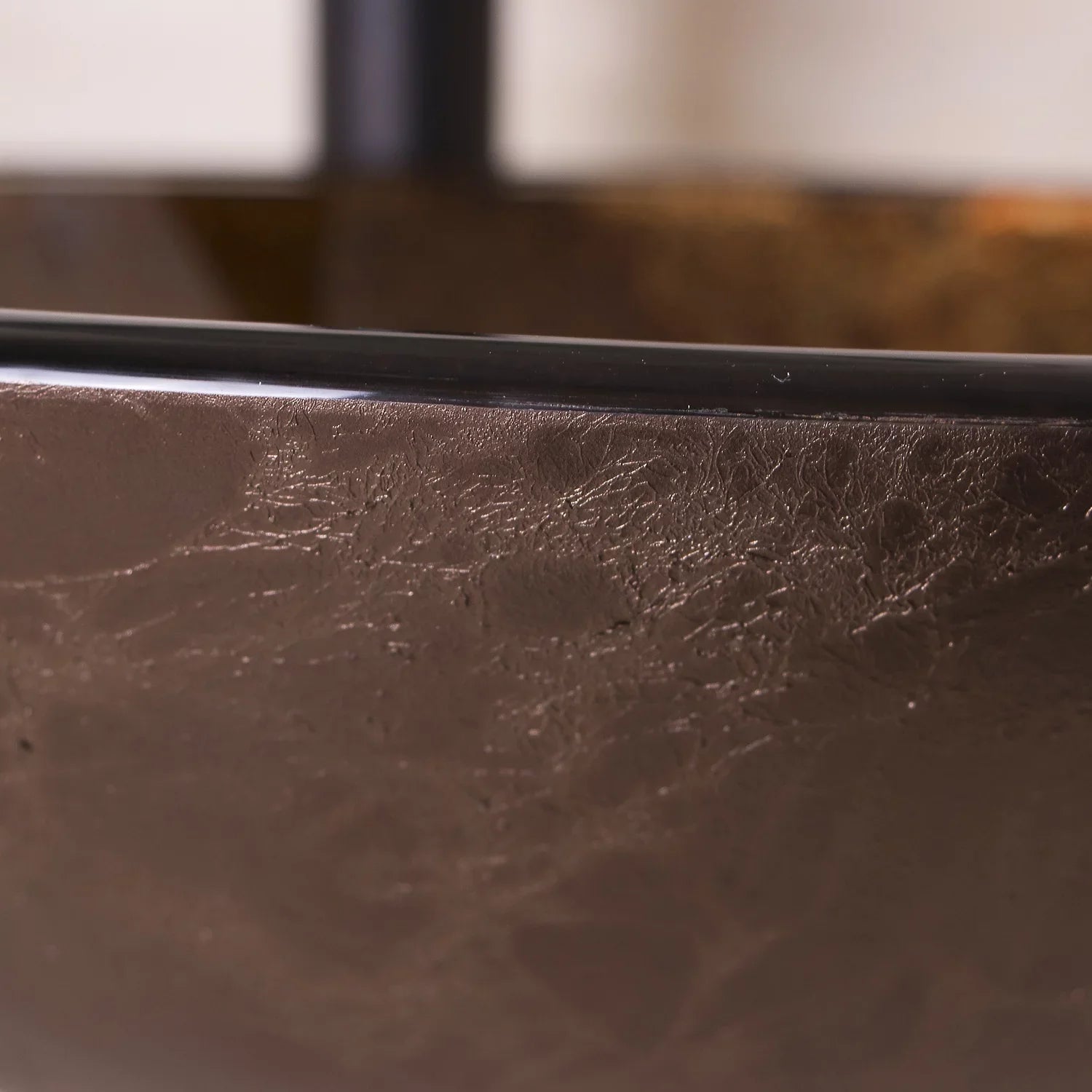 Wonline Artistic  Tempered Glass Vessel Sink Set, Wash Sink Come with Pop Up Drain Combo