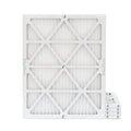 14x20x1  10 Pleated  Air Filters by Glasfloss. ( Quantity 5 ) Exact Size: 13-1/2 x 19-1/2 x 7/8