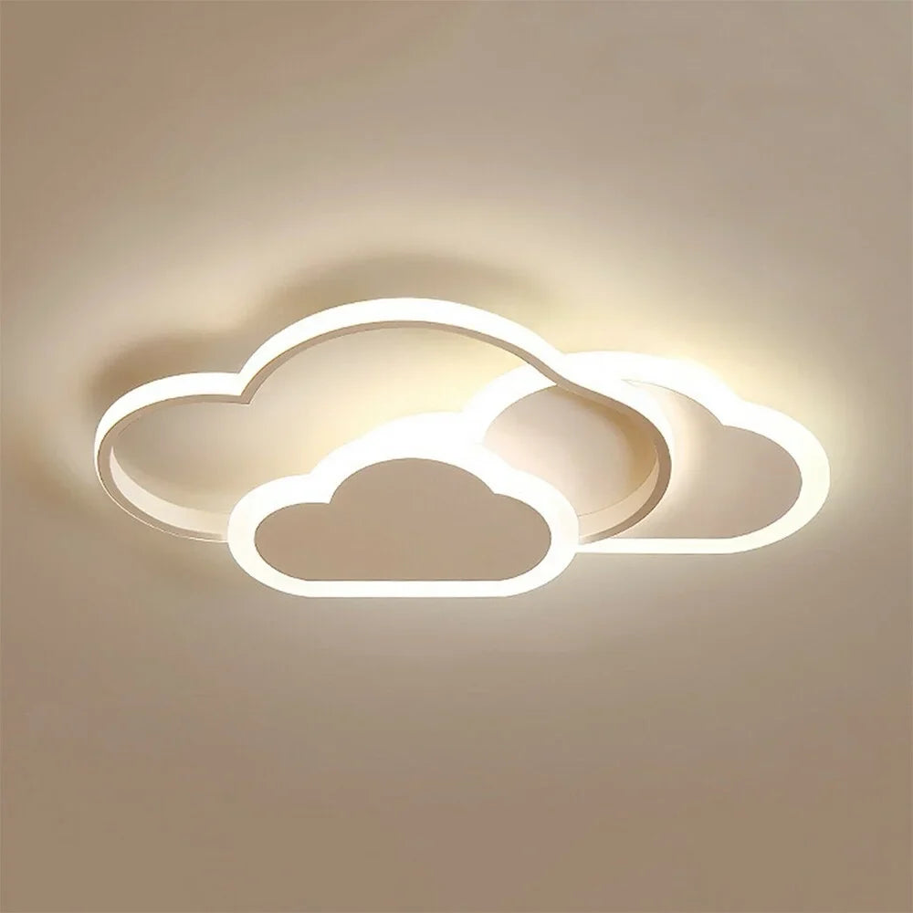Modern Clouds  Ceiling Light Fixture Chandelier Lamp Kids Bedroom - 20" x 2.4"