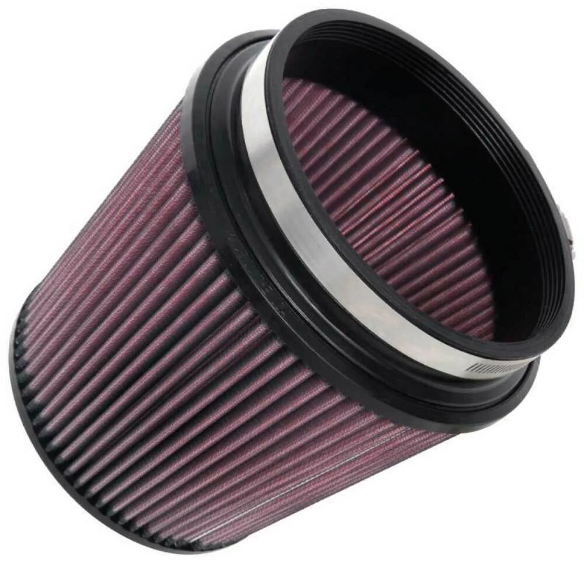 K&N Universal Clamp-On Air Filter: High Performance, Premium, Washable, Replacement Engine Filter: Flange Diameter: 6 In, Filter Height: 6.5 In, Flange Length: 1 In, Shape: Round Tapered, -1014