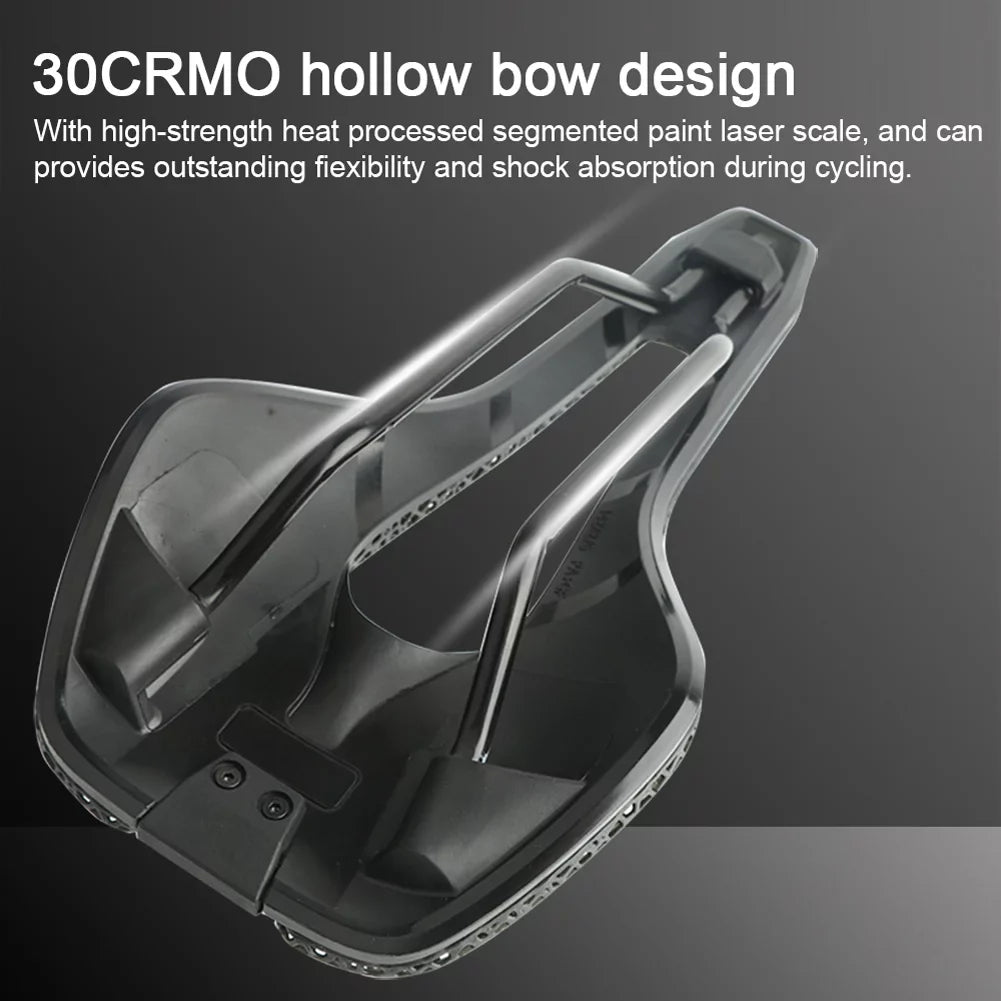 30CRMO 3D Printed Saddle  Mountain Road Cycling Saddle Comfortable Honeycomb Structure Hollow Cushion
