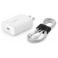 Belkin Boost Charge  (25W)  -C Wall Charger with Braided C-C Cable and Strap