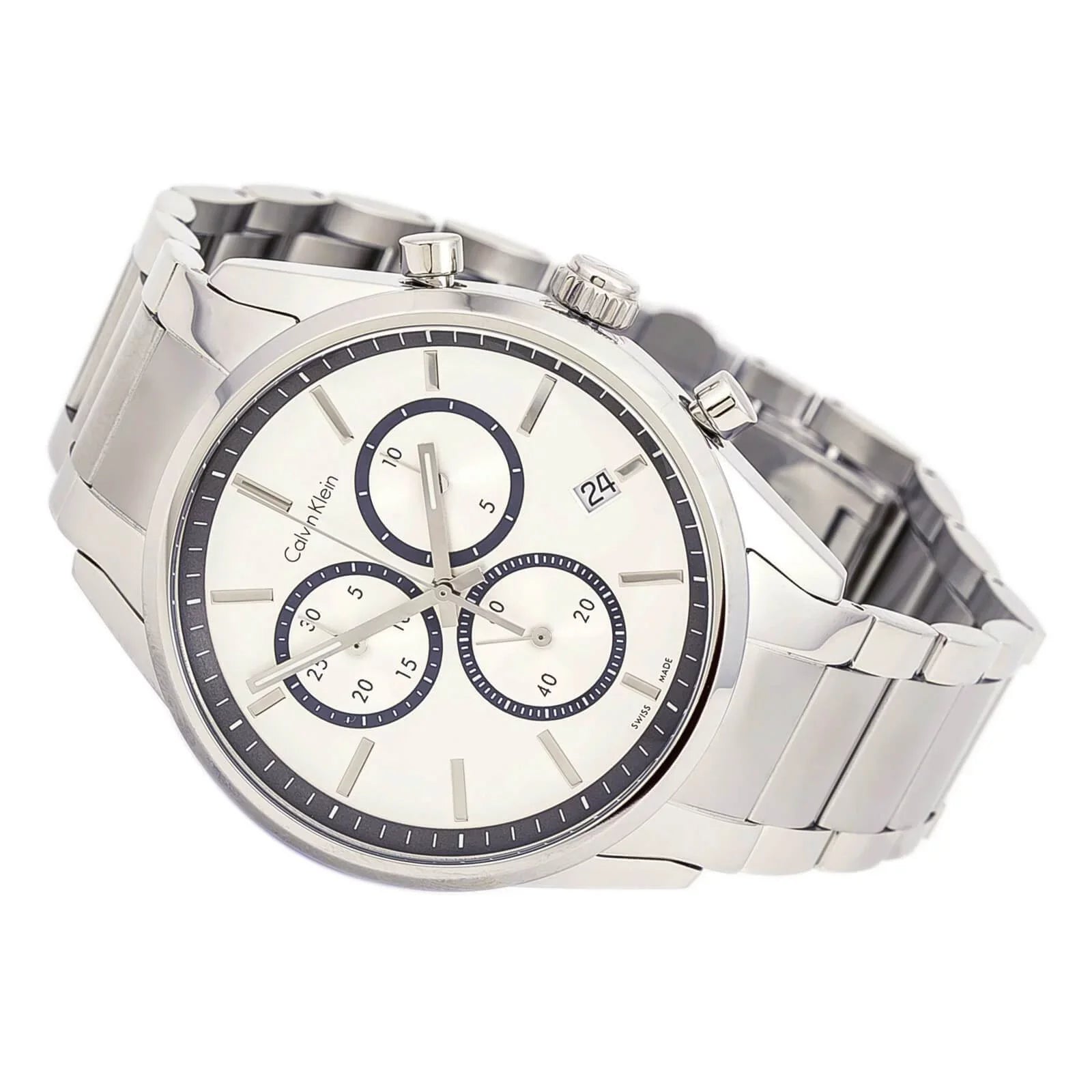 Calvin Klein Men's watch formality chrono (former utility Chrono) Swiss  manufactured quartz K4M27146 Men