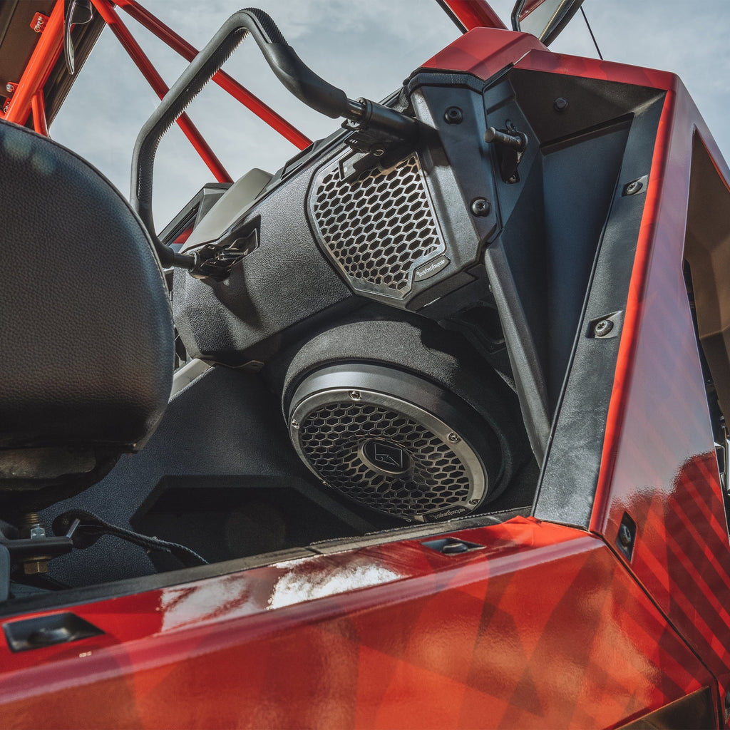 Rockford Fosgate RZR19PXP-STG5 Audio Kit: -3 Receiver, 1500-Watt Amp, Front Speakers & M2 Tweeters, M2 Color Optix Lighted 10? Subwoofer & M2 6.5" Rear Speakers for Select  Pro  Models (2019+)