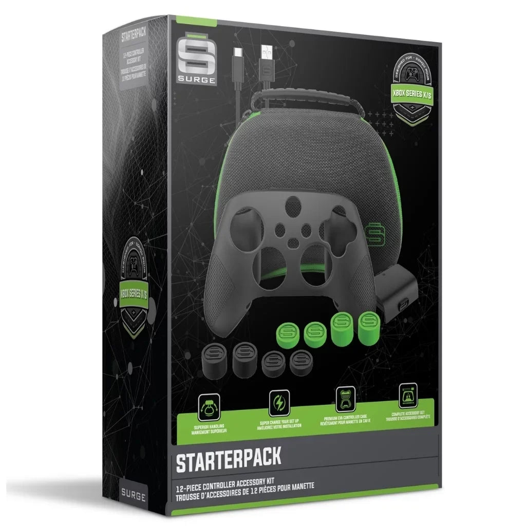 Microsoft Xbox Series S 512GB Console with StarterPack 12 Piece Accessory Kit Bundle