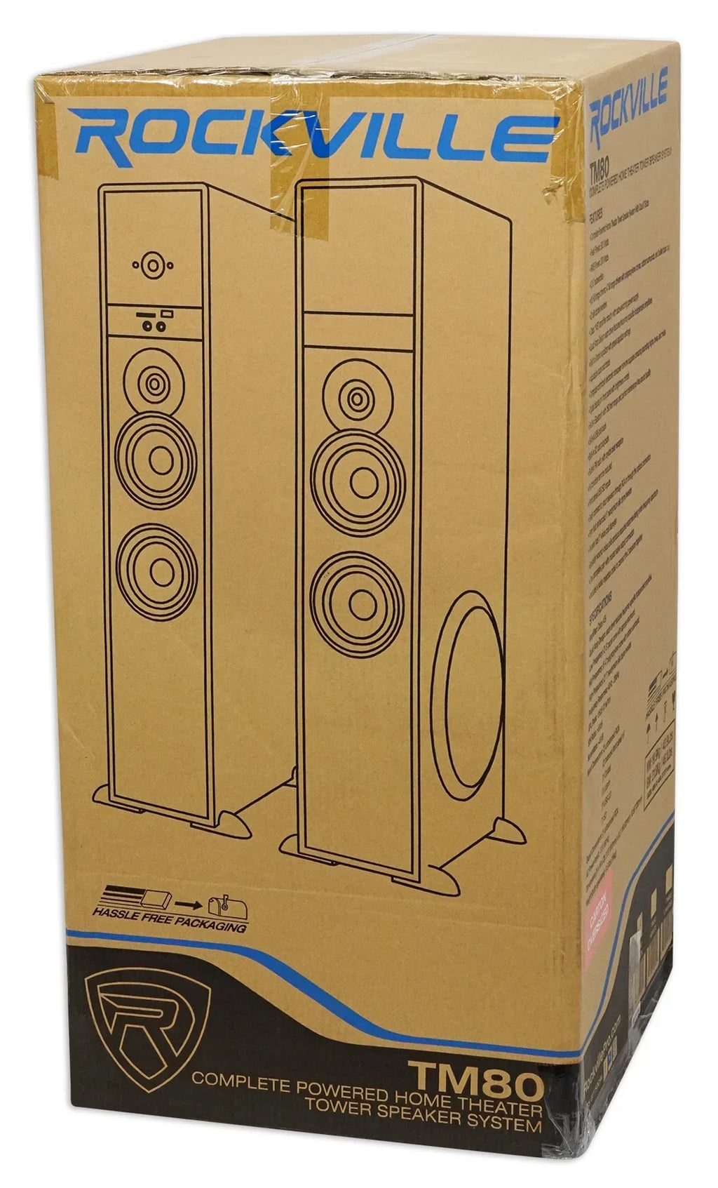 Audio Technica -3212/C710DE2 Wireless Handheld Mic+Tower Home Theater Speaker