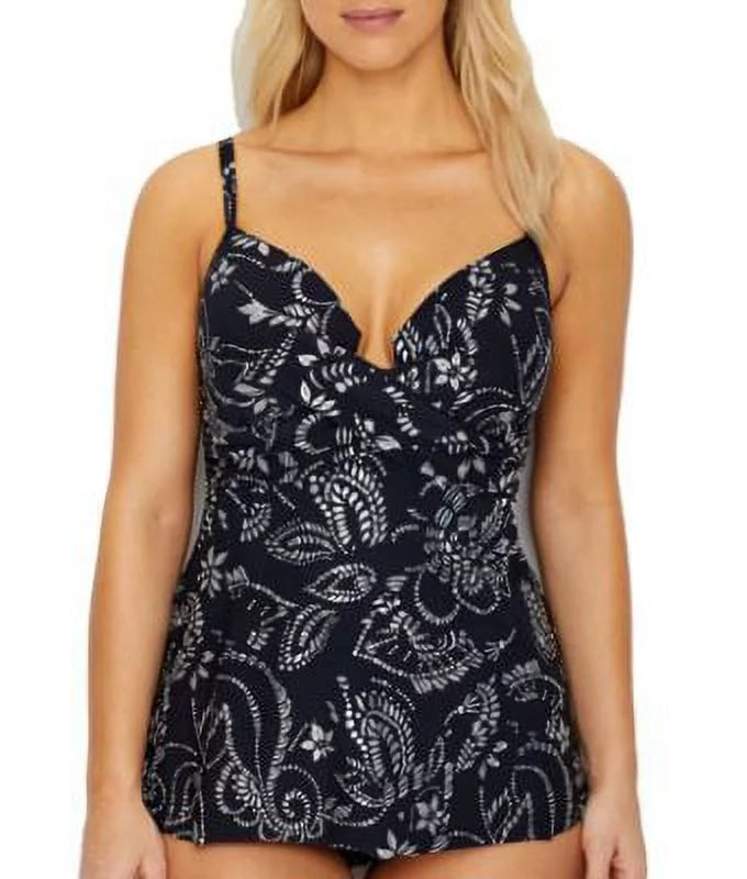 Miraclesuit Womens Riviera Maya April Underwire Tankini Top Style-6511121