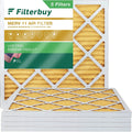 Filterbuy 20x20x1  11 Pleated   Furnace Air Filters (5-Pack)