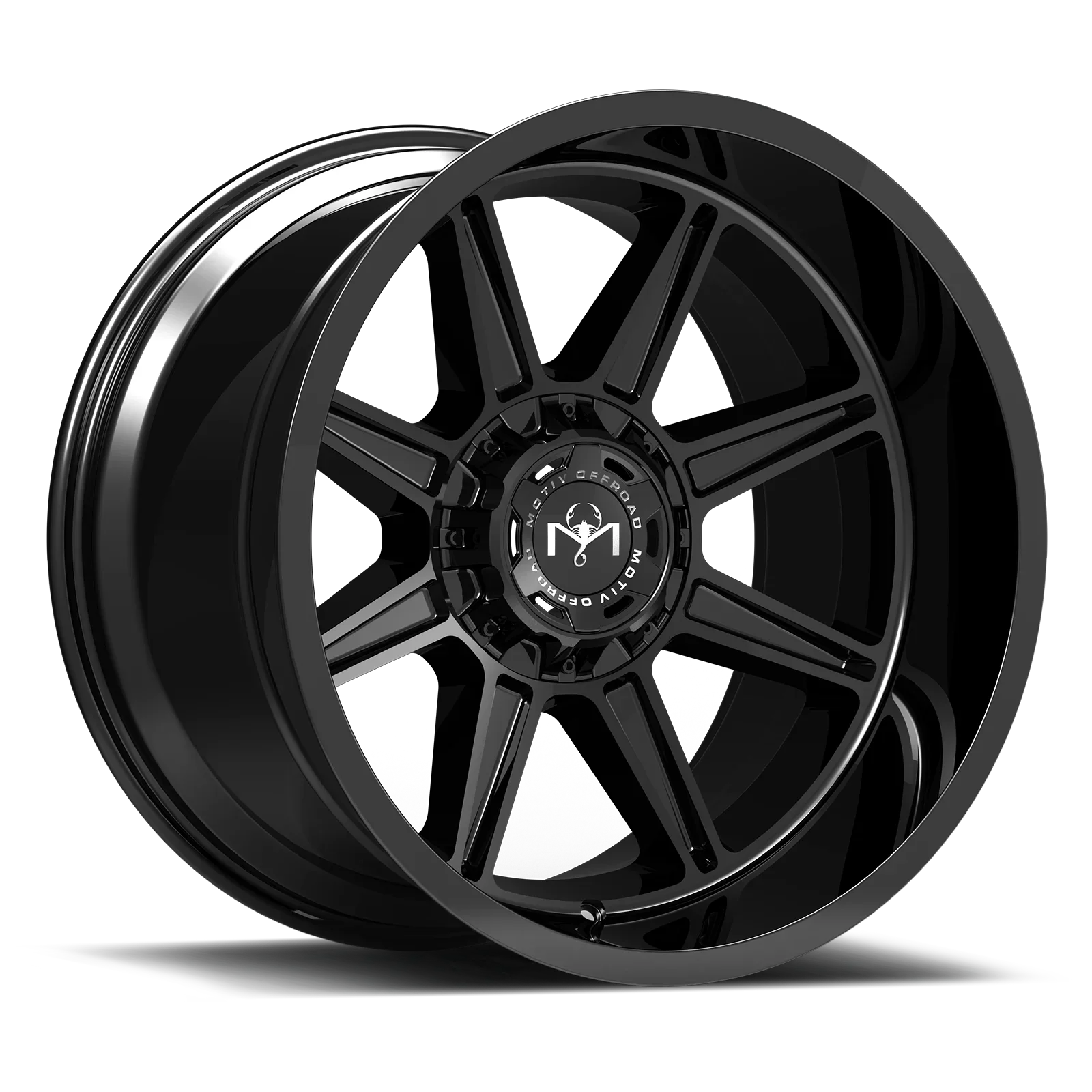 Motiv Off Road 428B  428B-7908700 17X9 8X170 (+00)  428B Balast ( 125.2) Gloss Black Cast Aluminum