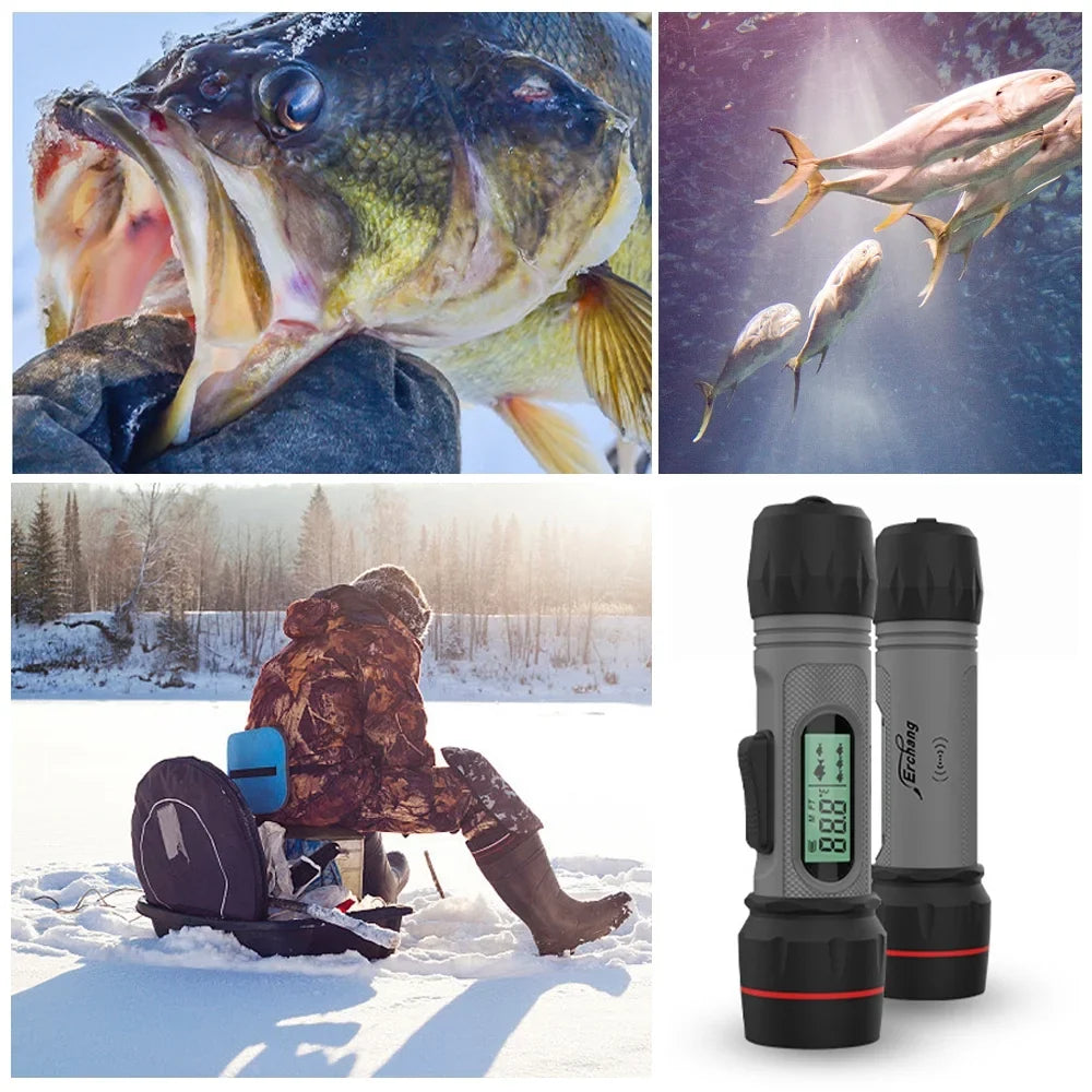 Erchang Undersea camera,Waterproof Sonar Fish Handheld Fish Sonar Fish Ice Xinzy Huiop Undersea Camera Fish Siuke