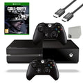 Pre-Owned Microsoft Xbox One Original 500GB Gaming Console Black  Cable 2 Controller Included With Call of Duty Ghosts Game   Bundle (Refurbished: Like New)
