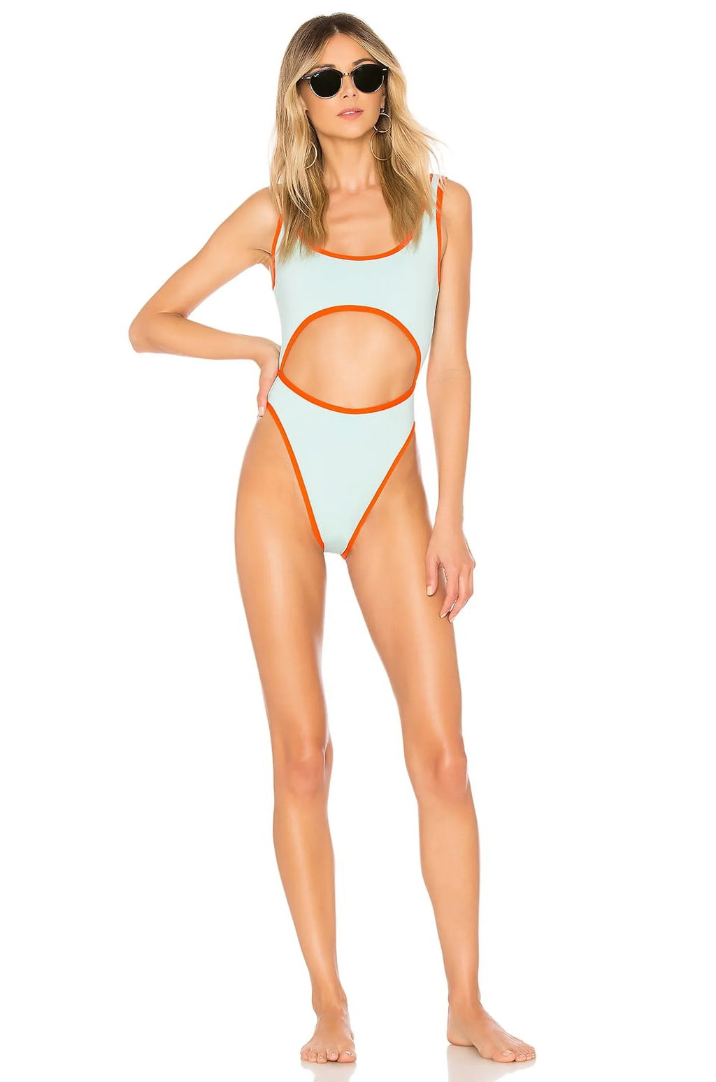 L*Space   Kira Cut Out One Piece Swimsuit,  12