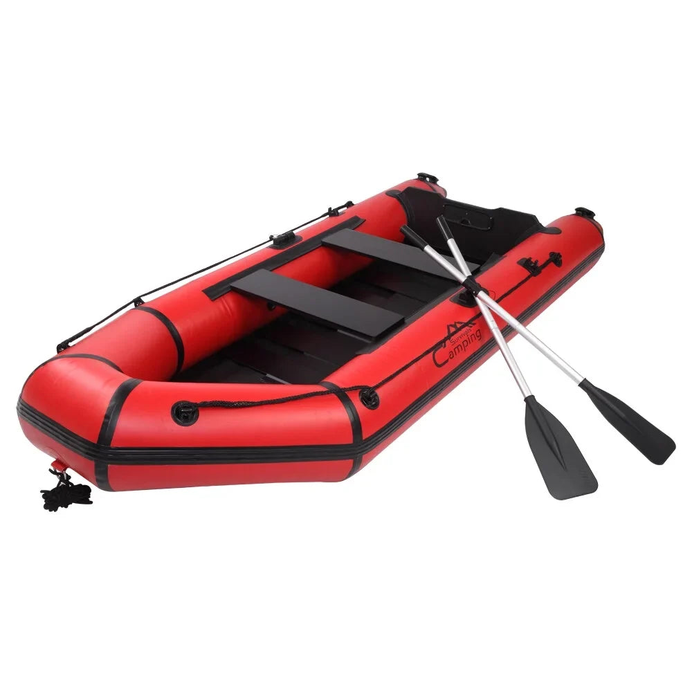Camping Survivals 10ft  330kg Water Adult Assault Boat Red Black