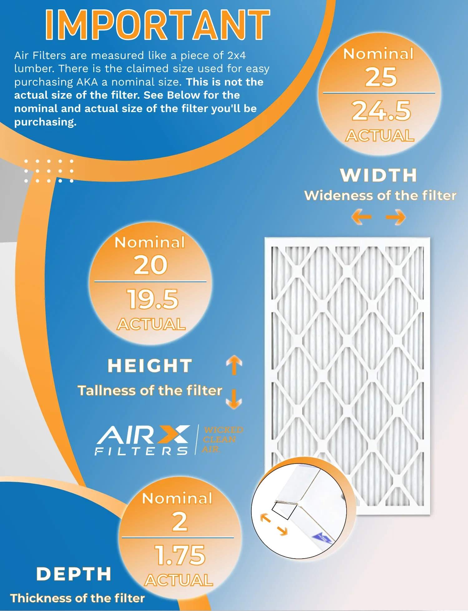 20x25x2 Air Filter  13 Rating, 12 Pack of Furnace Filters Comparable to  1500 - 2200 &  9 - Made in  by     .