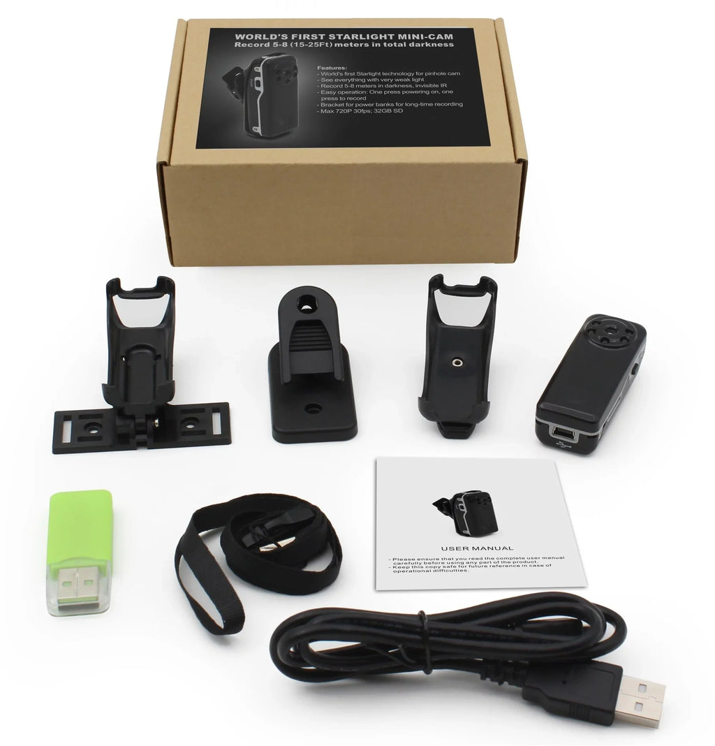 Nightvision Mini Camera Recorder Unseen Motion Detect