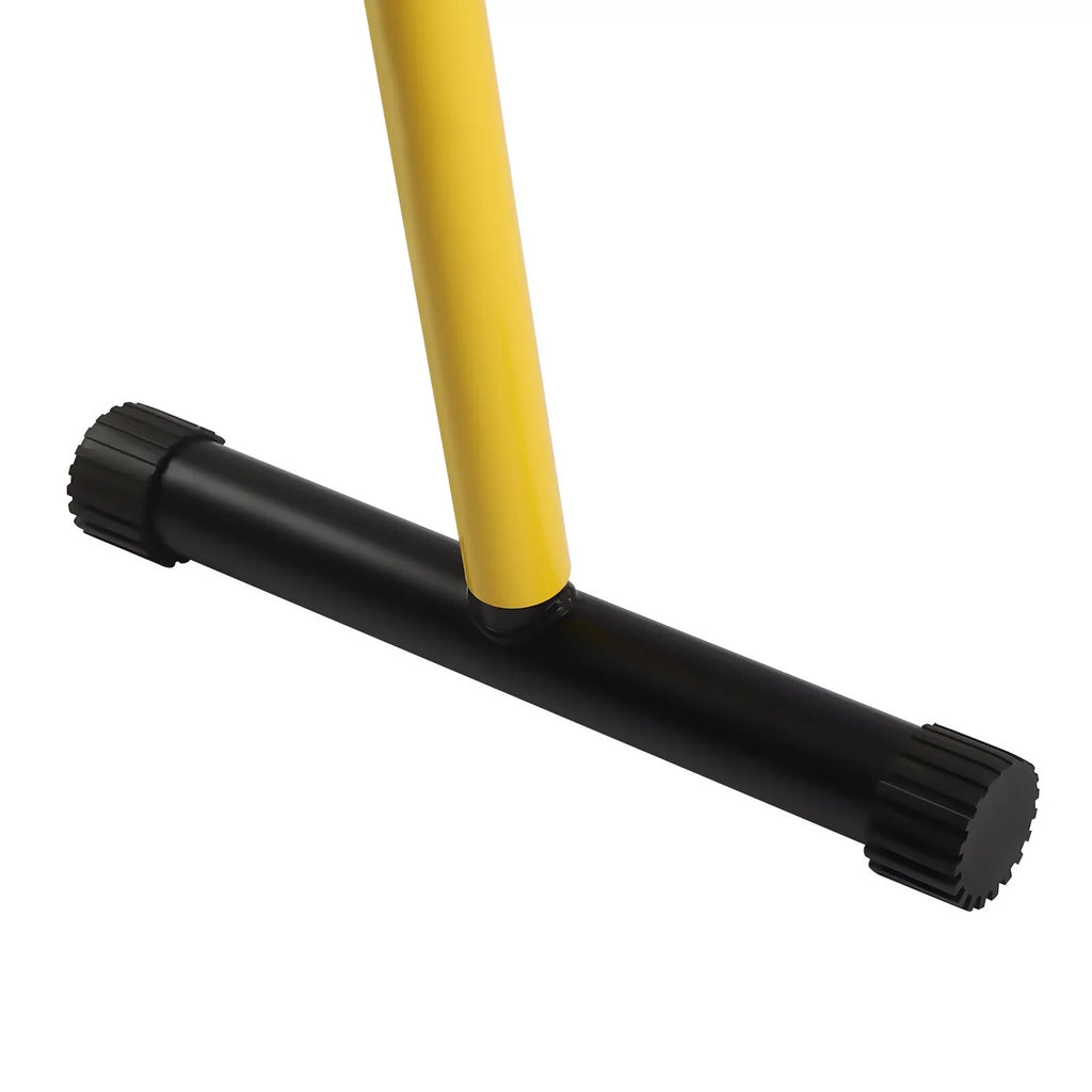 HiKaRiGuMi Portable Dip Bar Exercise Your Arms, Abdominal Muscles, Chest, Shoulders, and Back Through Pull-ups 20.08-26.77 Inches Spacing,High-strength Steel Pipes