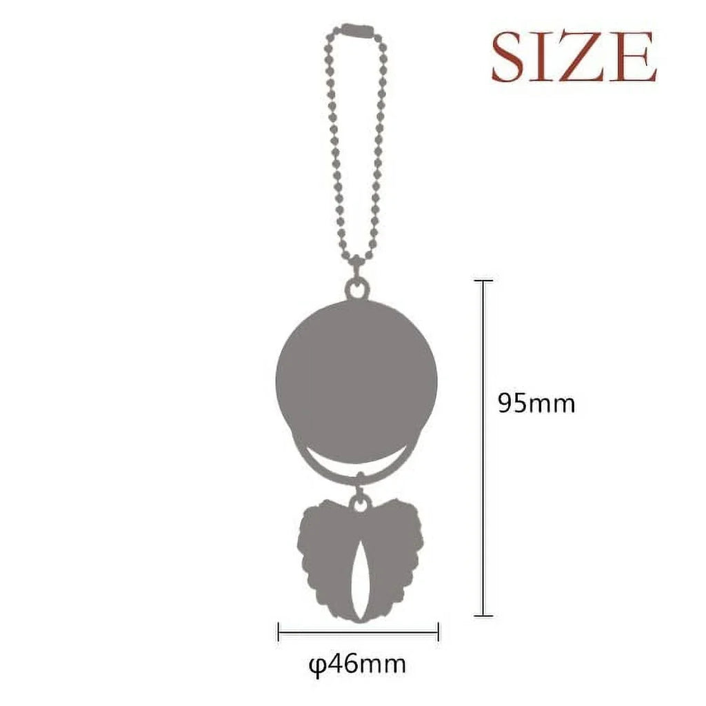99 years old Boy Age Longevity Car Keychain Angel Wing Pendant