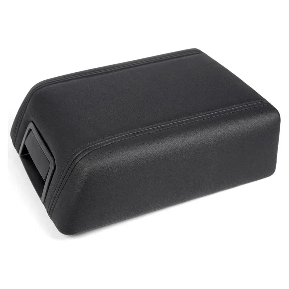 For 2004-2008 Ford F-150 Black Leather Center Console Arm Rest Lid Cover Pad