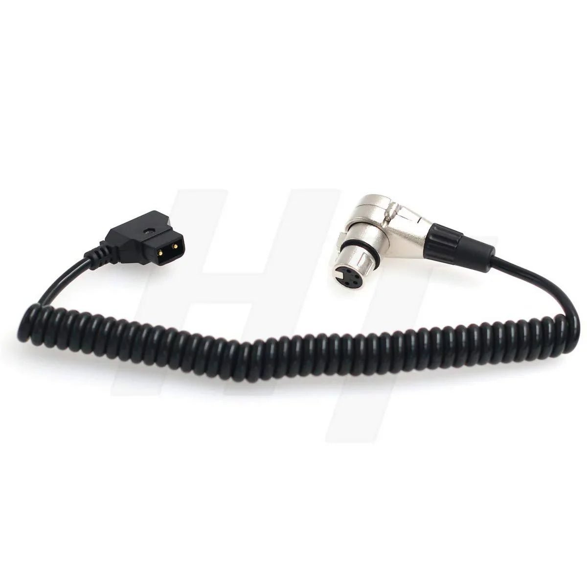 Right Angle  4 Pin Female D-tap Coi Power Cable for Sony F3 F5 Venice, Canon C300  C700, Blackmagic