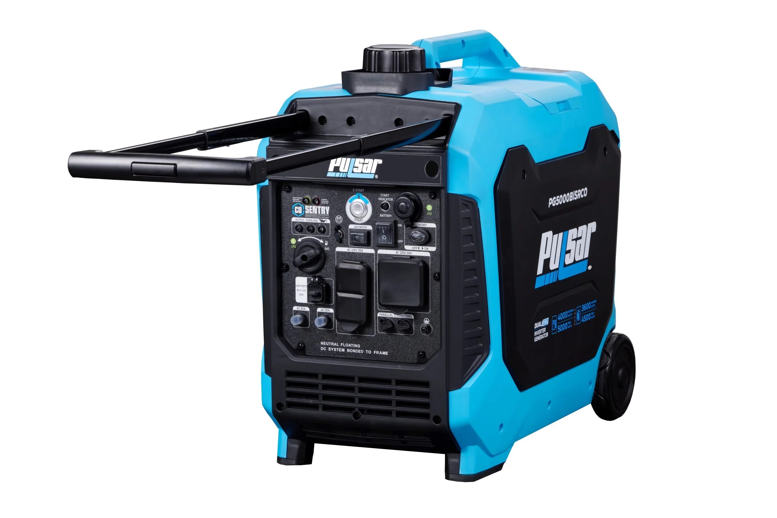 Pulsar 5000-Watt Dual Fuel  Ready Inverter Generator with Remote Start and  Sentry