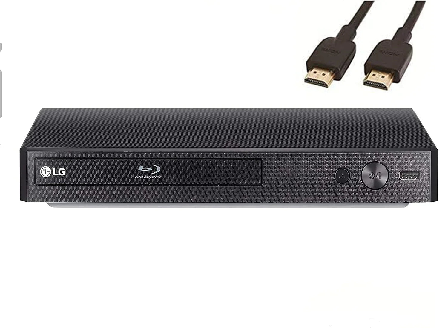 BP175 Streaming 1080p  Audio Blu-ray Player with Streaming Services, for Holiday Family, with Ethernet Port, , Remote Control, Black with High Speed 6FT  Cable