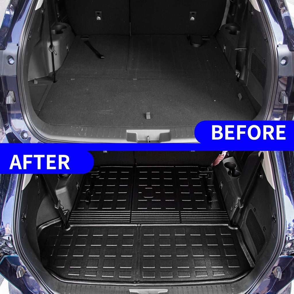 Fit 2020-2024 Toyota Highlander Floor Mats Trunk Mat Cargo Liner 2023 7 Seats Highlander Accessories