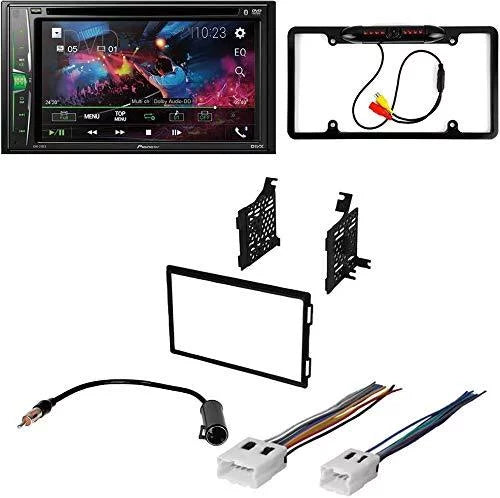 KIT4898 Bundle for 2005-2007 Nissan Frontier W/ Pioneer Double  Car Stereo with Bluetooth/Backup Camera/Installation Kit/in-Dash / / 6.2"  Touchscreen Digital Media Receiver