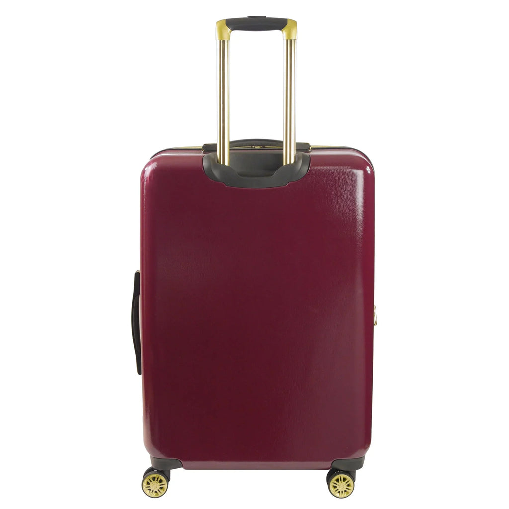 Harry Potter 29 Inch Rolling Luggage, Hogwarts Express Hardshell Suitcase with Spinner Wheels, Burgundy
