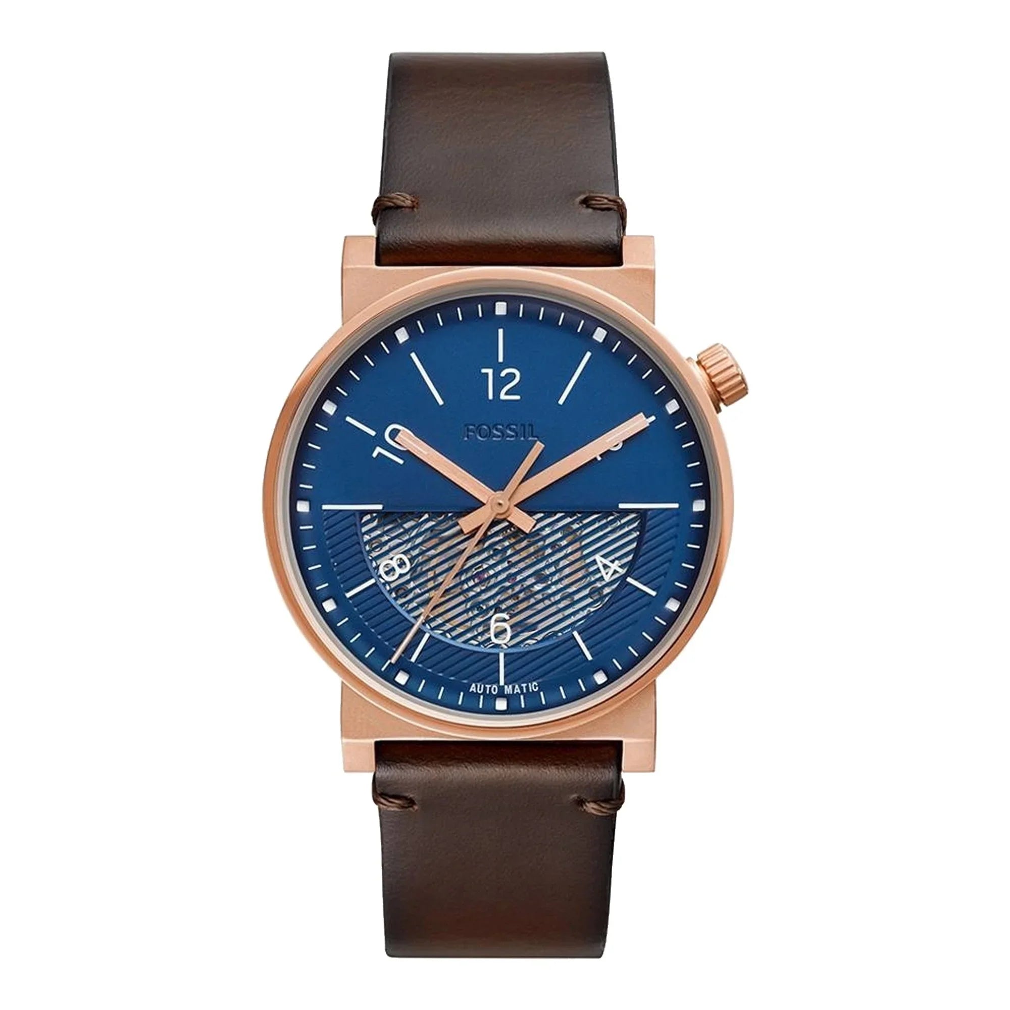 Fossil ME3169 Barstow Automatic Brown Leather Watch