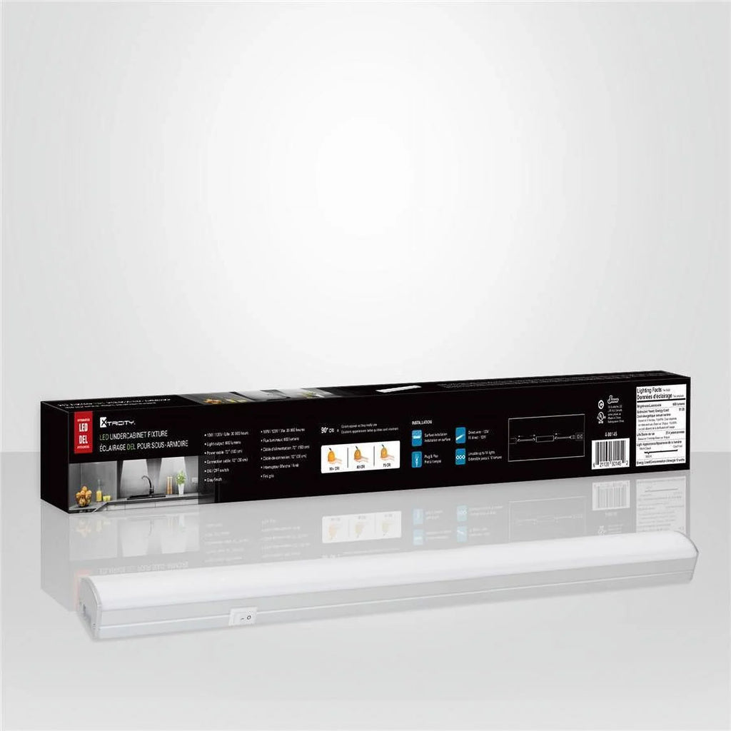 Xtricity - Dimmable  Under Cabinet Light, 24 '' Length, 10W, 3000K Soft White