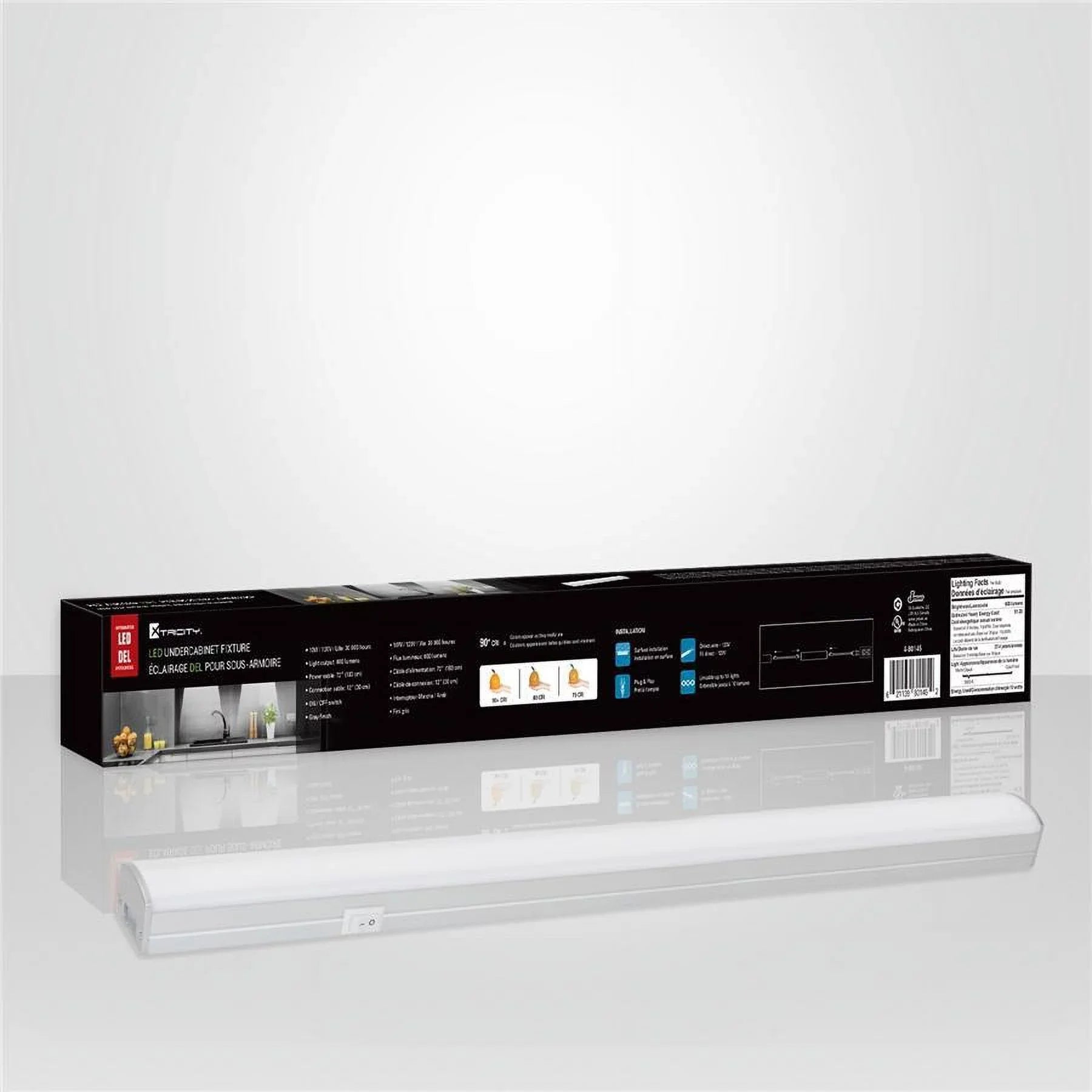 Xtricity - Dimmable  Under Cabinet Light, 24 '' Length, 10W, 3000K Soft White