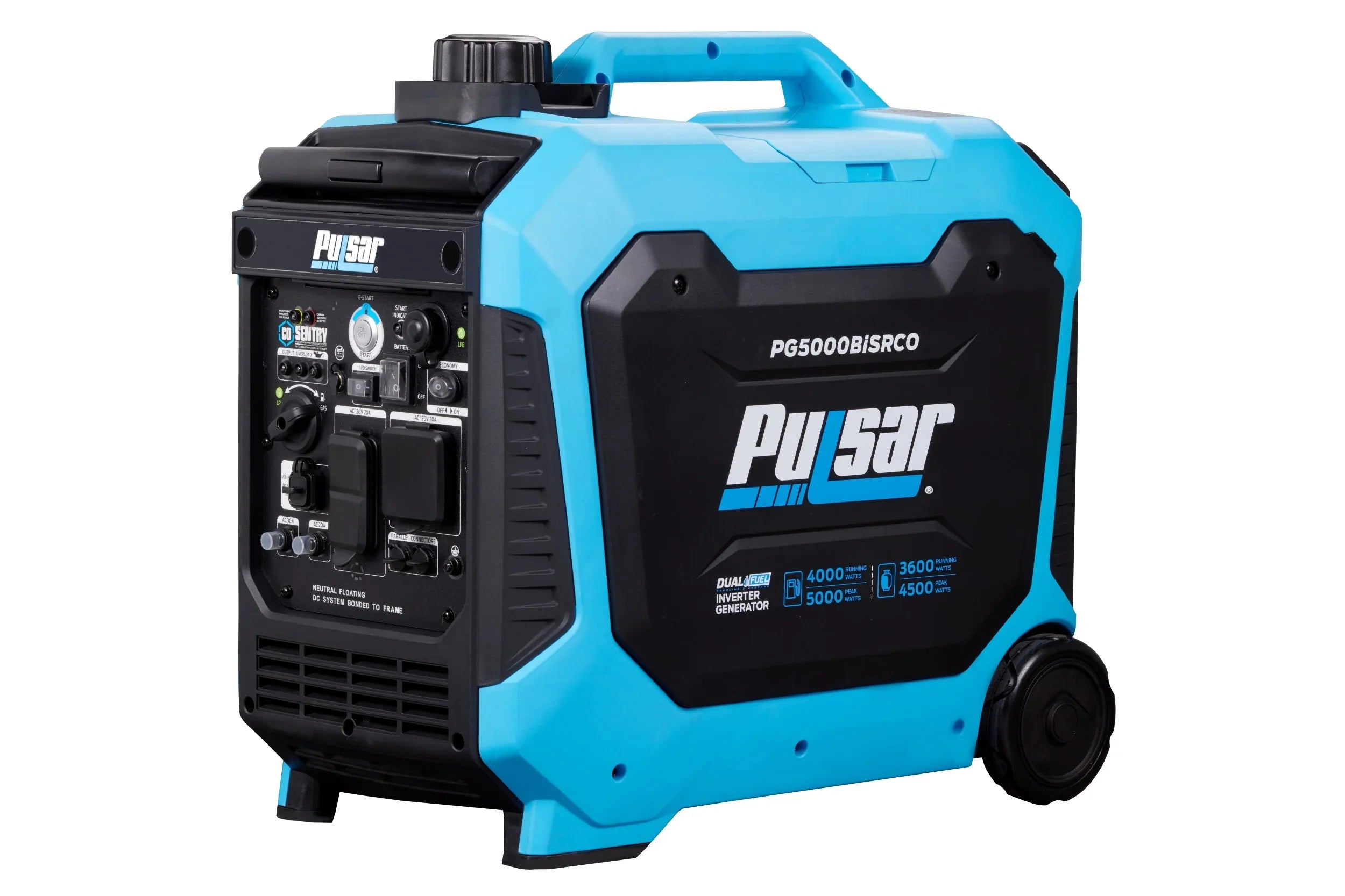 Pulsar 5000-Watt Dual Fuel  Ready Inverter Generator with Remote Start and  Sentry